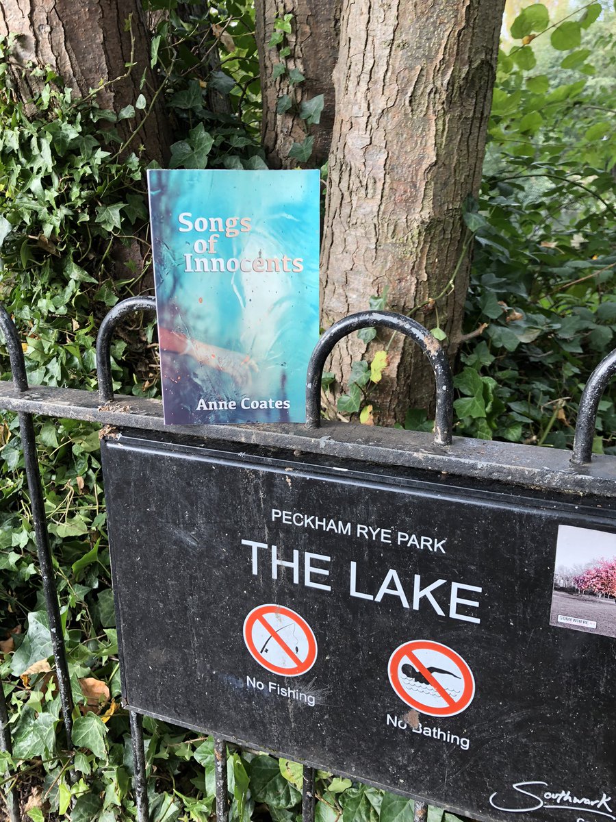 Anne_Coates1's tweet photo. This is where #SongsofInnocents begins: The Lake @PeckhamRyePark @RedDogTweets @The_CWA https://t.co/wE76lOxi7W