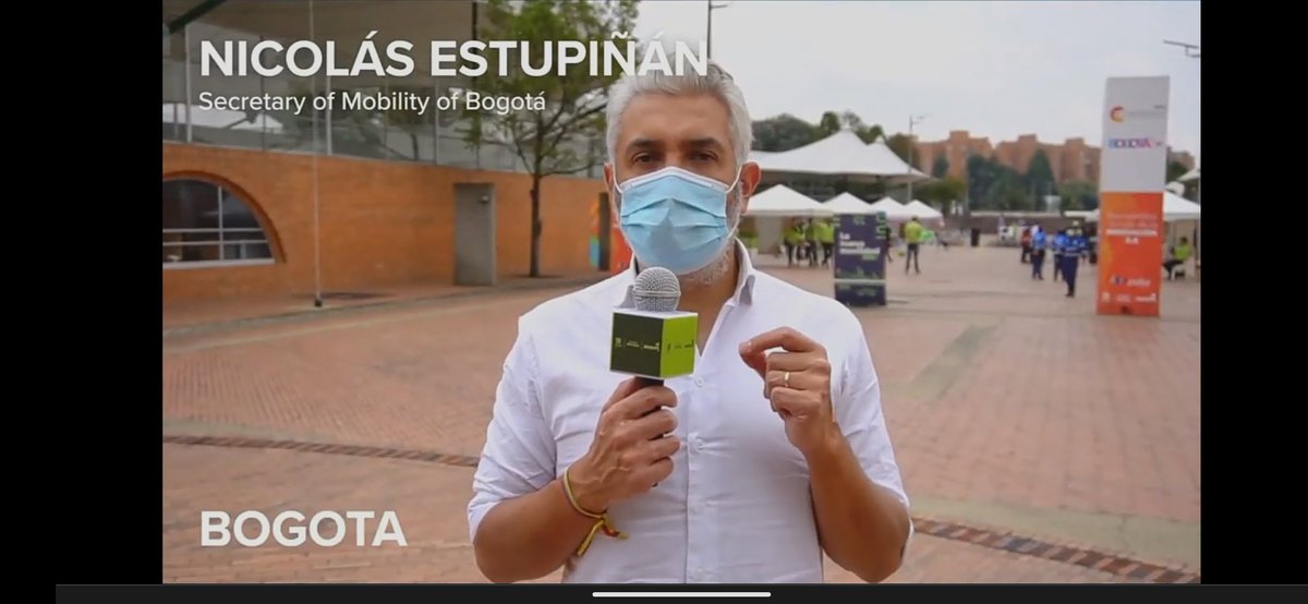 SectorMovilidad's tweet image. Bogotá y @nico_estupinan Secretario Distrital de Movilidad, presentes en #SmartCitiesChallenge