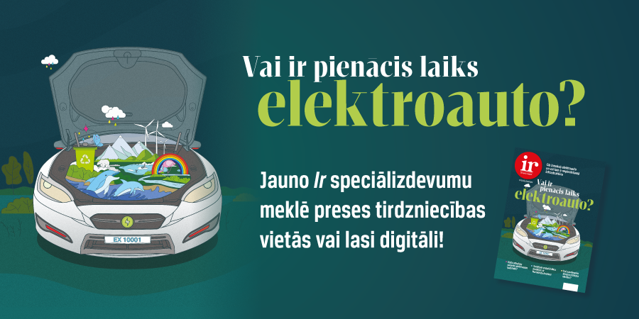 irLV's tweet photo. Klāt IR speciālizdevums #emobilitate! Pērc tuvākajās preses tirdzniecības vietās vai lasi digitāli! https://t.co/KPS0OL99GA https://t.co/pZELm0stUY