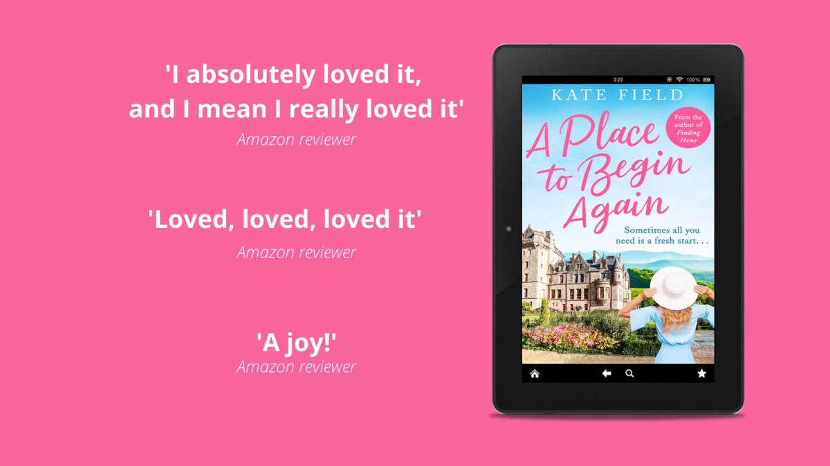 HeadlineAccent's tweet photo. Readers are *LOVING* @katehaswords's gorgeous novel, #APlaceToBeginAgain!
📘💕💫
Find your eBook copy for just 99p...
https://t.co/Jchss0XCDX   
📘💕💫 https://t.co/WrIrdqpaU9