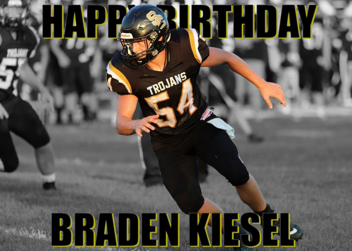 SCTrojanFBall's tweet photo. Yesterday was @BradenKiesel Birthday! Happy Birthday #54! https://t.co/x0IAVsNToR
