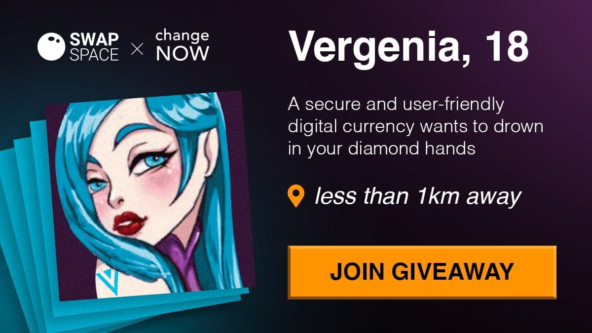 SwapSpaceCo's tweet photo. #NoNutNovember, huh? Let's make it harder than it has to be 😏

💋 ANNUAL SUBSCRIPTION GIVEAWAY 💋 

1⃣ Follow @SwapSpaceCo, @changenow &amp; @vergecurrency
2⃣ RT this
3⃣ Tag 3 friends

On 10.11 one winner will receive $100 in $XVG to cover the subscription to a video platform 😉 https://t.co/APMsnBQgtk