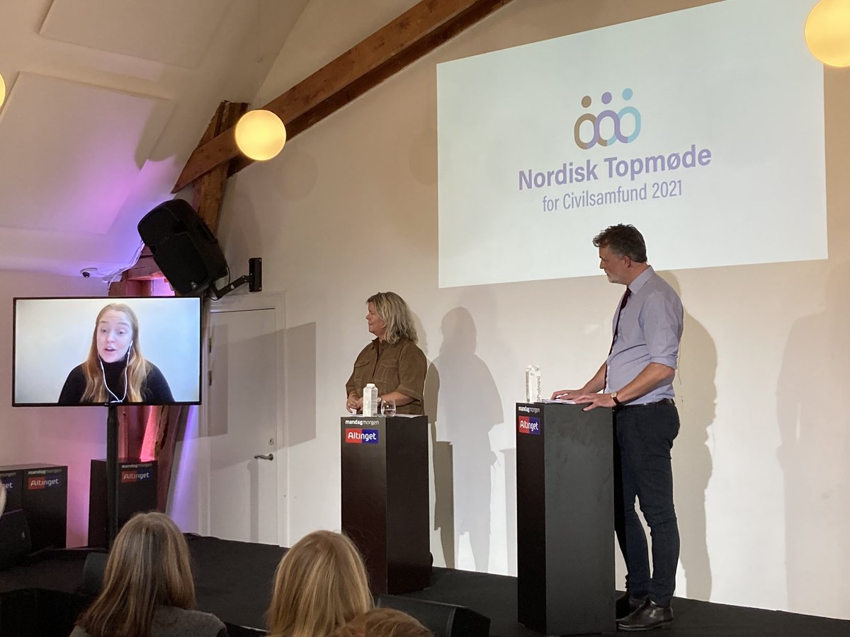 🌟🌟 Louise från <a href="/teamtilia/">TeamTilia</a> vittnar om värdet av <a href="/nordensk/">Nordisk Samarbejde</a> för att utvecklas som civilsamhällesaktör på #nordisktopmøde. Tillsammans med Tilia arbetar <a href="/ForeningNorden/">Föreningen Norden</a> med att stärka ungas psykiska hälsa och delaktighet i samhället