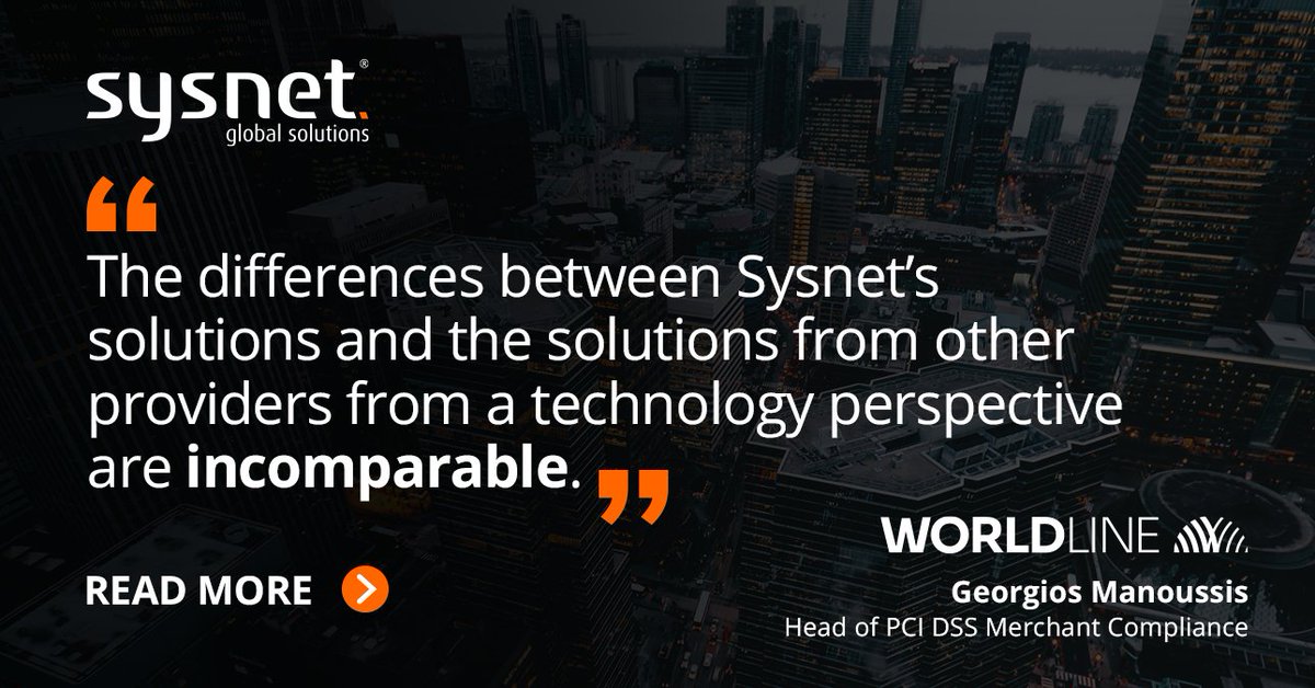 Our partnership with <a href="/WorldlineGlobal/">Worldline</a> has flourished thanks to our shared values. Find out more in our latest Customer Success Story:

sysnetgs.com/worldline-cust…