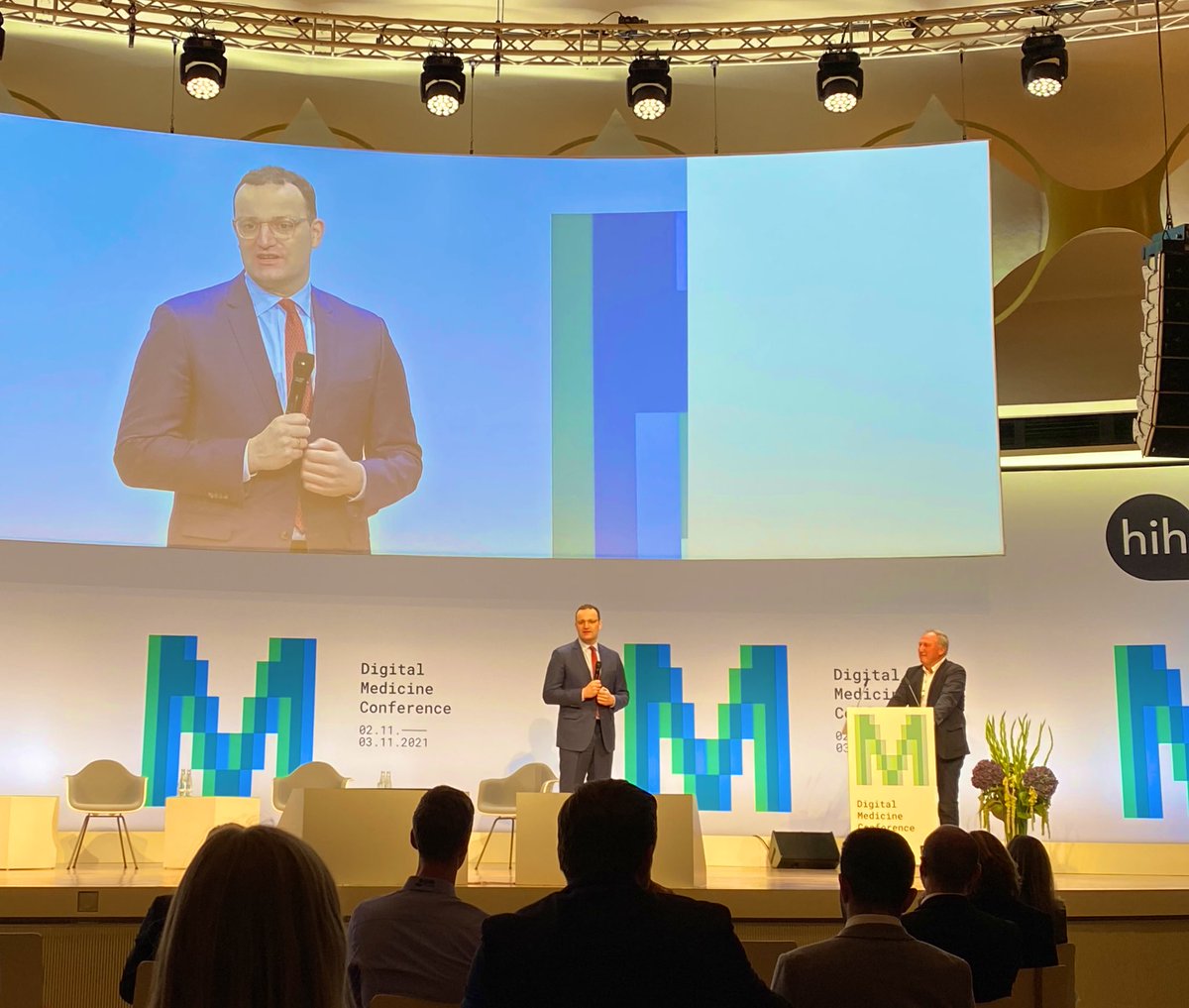 birkfrau's tweet photo. Bester Moment bei der #Digitalisierung im Gesundheitswesen war der Start der #ePA – sagt @jensspahn im Interview mit @JFDebatin @hih2025 auf der #dmc21 https://t.co/DstAr3xpLc