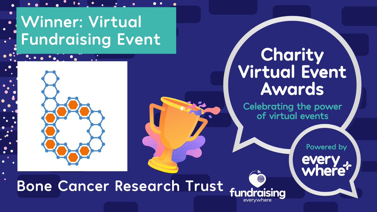 FundEverywhere's tweet image. 🏆 WINNER: Best Virtual Fundraising Event 🏆

Bone Cancer Research Trust (@BCRT) for your 2000 Burpees in November Challenge 🎉

Huge congratulations!