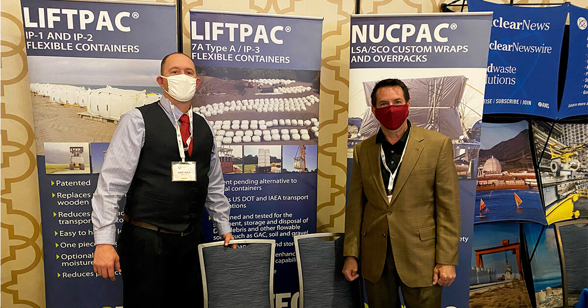 pactec's tweet photo. Our #nuclear Waste Packaging specialists Andy and Bill are thrilled to once again see our #partners and #customers this week in person at the Decommissioning Strategy Forum & RadWaste Summit. If you are here, come find us so we can catch up!
#nuclearwaste #teampactec https://t.co/8RUWlqrMOP
