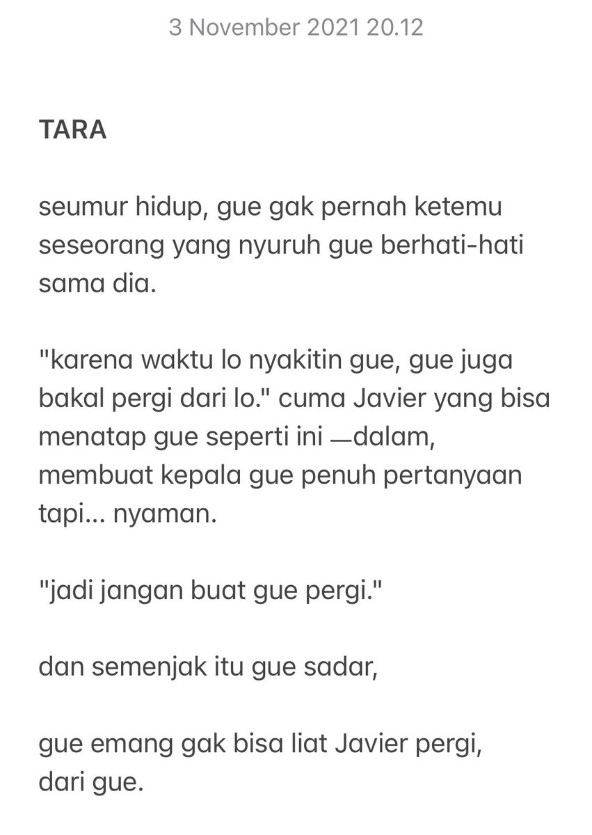 setiaphariini's tweet photo. Lukacita #Mlyt
✨Out of a Million People, Why You Javier? ✨
"kalau gue nyakitin lo, stay away from me. save yourself." https://t.co/uTfmn3umn1