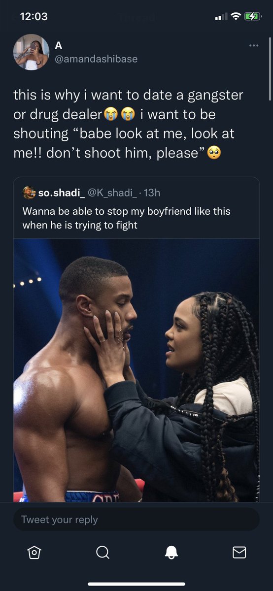 nah she tweakin