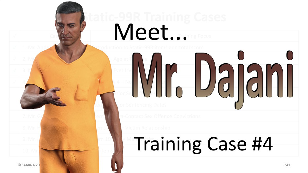AEBrankley's tweet photo. I'm tired of unrealistic "John Smith" case studies. So for my #static99r training, I created 10 computer generated characters on a modelling program--representing a range of ages, body types, and ethnicities. (1/3) https://t.co/ZmcIEb2snZ