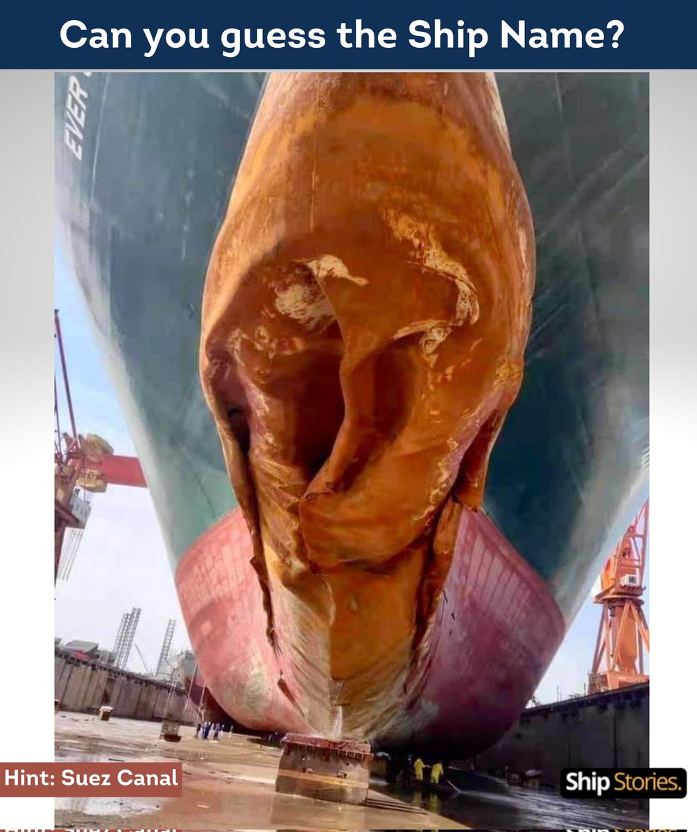 dsailorguy's tweet photo. Can you guess the ship name? 

Hint: Suez https://t.co/KlCxotU5Ew