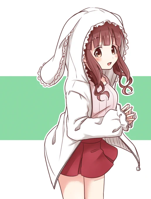➂緒方智絵里ちゃん
スカートじゃなくてキュロット
#リプ来たキャラに自分の私服を着せる 