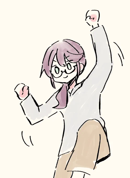 赤ちゃん🍌と素敵な👓の💃 