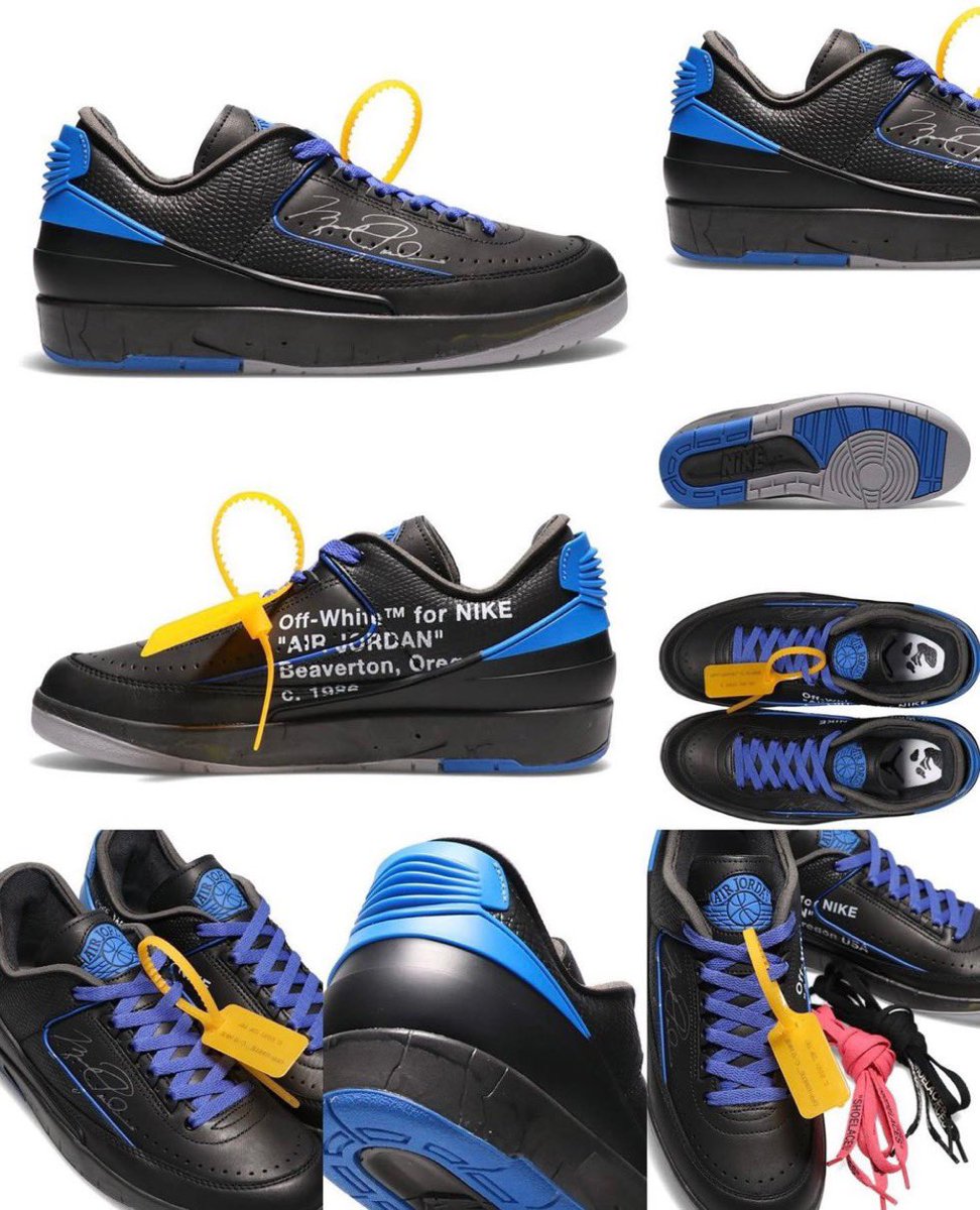 Off-White™ × Nike】Air Jordan 2 Retro Low SP Detailed Look