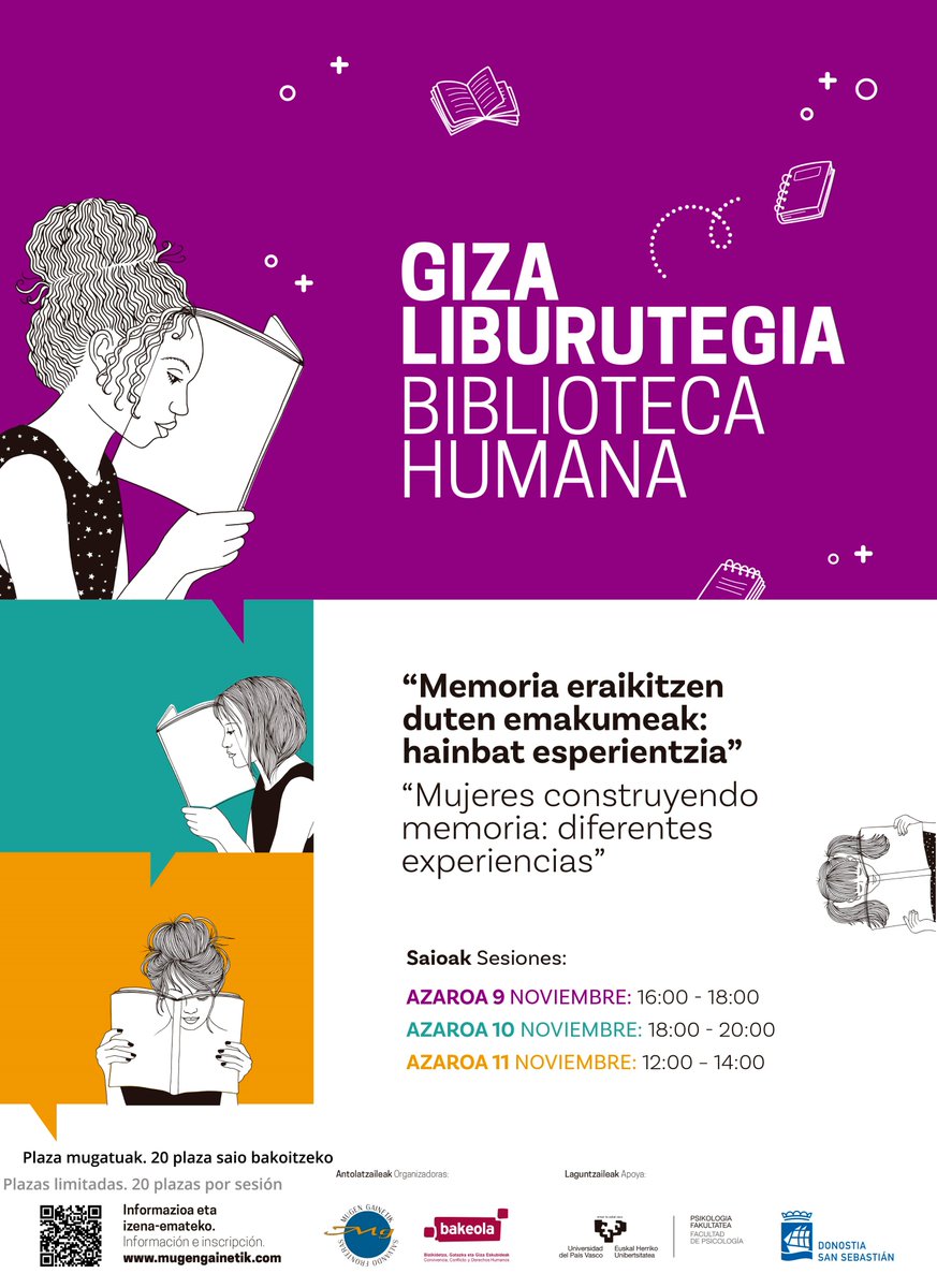 Giza Liburutegi batean parte hartu nahi?
@MugenGainetik-ek antolatzen duen saiotan memoria eraikitzen prozesuan parte hartu! <a href="/upvehu/">UPV/EHU</a>  
👉informazio gehiago mugengainetik.org 
👉izen ematea docs.google.com/forms/d/e/1FAI…