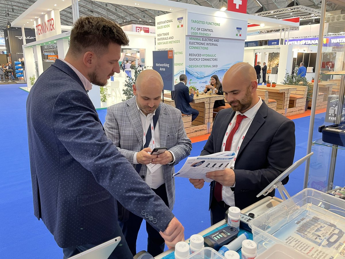 ITSEuropeLTD's tweet photo. Having a fantastic start to Aquatech Amsterdam! We look forward to seeing you at our stand 01.301 #waterindustry #watertesting #aquatech https://t.co/T6PbUQgjRW