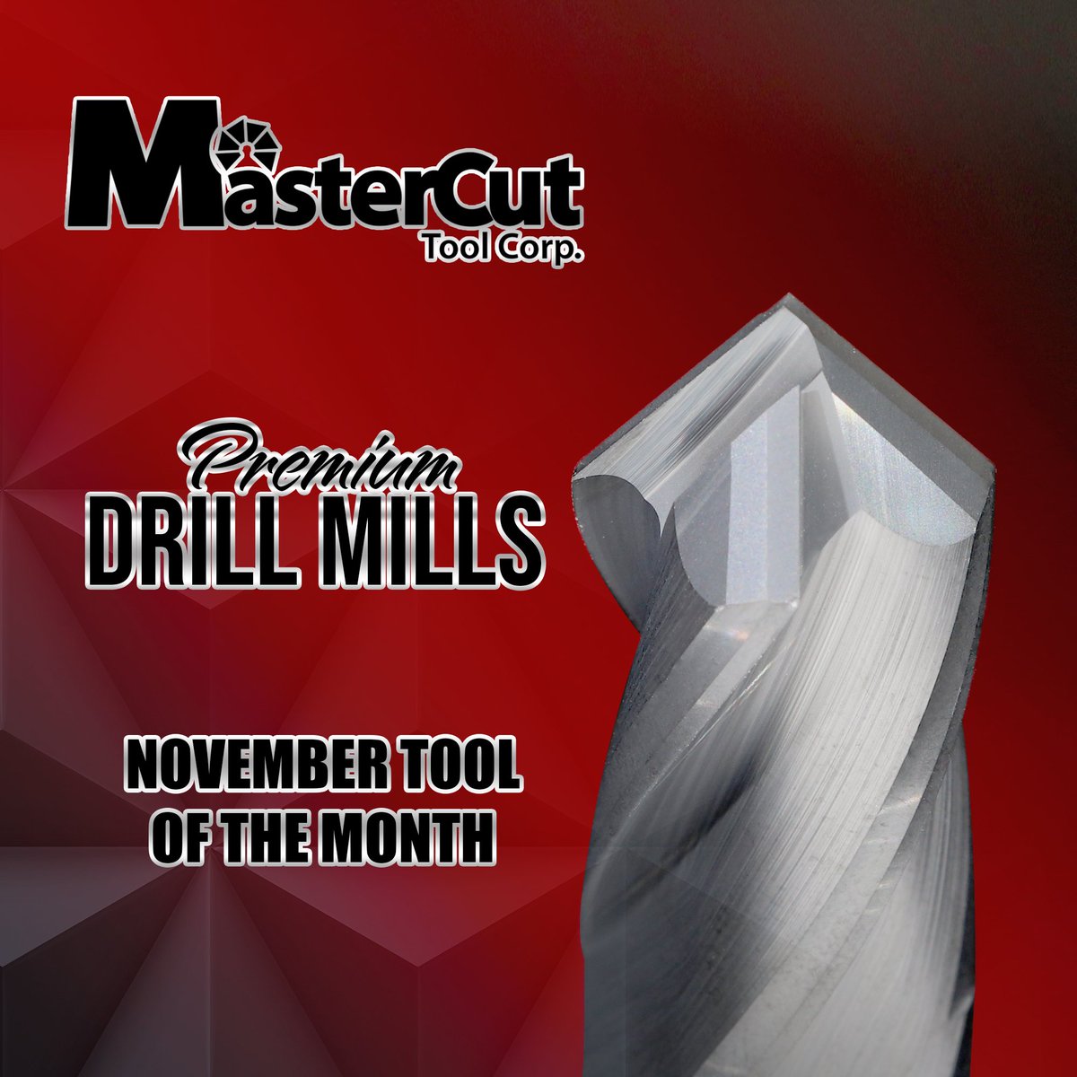 MastercutTool's tweet photo. Reduce tool inventory while increasing productivity with Mastercut’s multi-functional solid carbide drill mill! Used in spotting, drilling, chamfering and slotting/peripheral milling, the drill mill is available coated and uncoated.
#mastercut #manufacturing #carbide #madeinusa https://t.co/oVfWPJSc6S