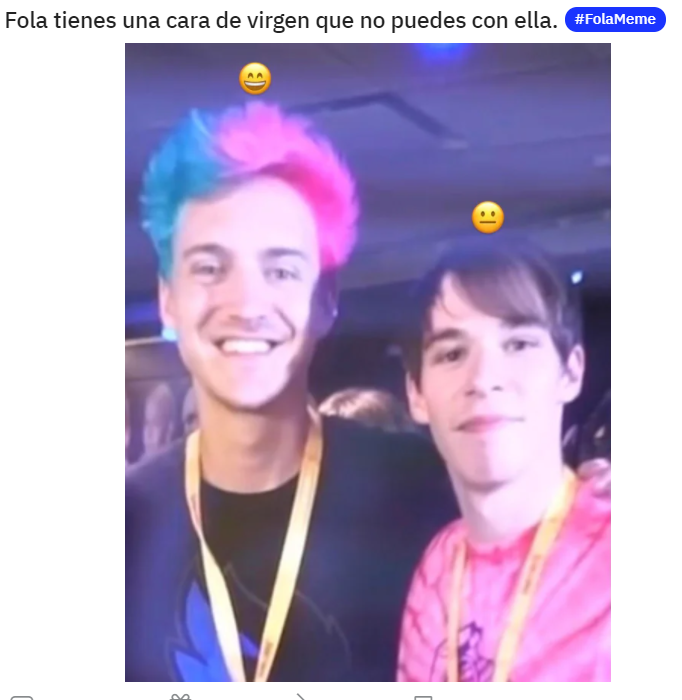 PA DENTRO

NUEVAS SKINS DE VALORANT Y NUEVO ACTO PASE DE BATALLA Y TODO

GTA ROLEPLAY

Ayer hice 13 horas de directo.

Farmear en pokémon? no

Farmear horas? zi

Farmear subs? depende de si quieres o no Folajiji

Os dejo con una foto que me hizo un fan

Twitch.tv/folagorlives