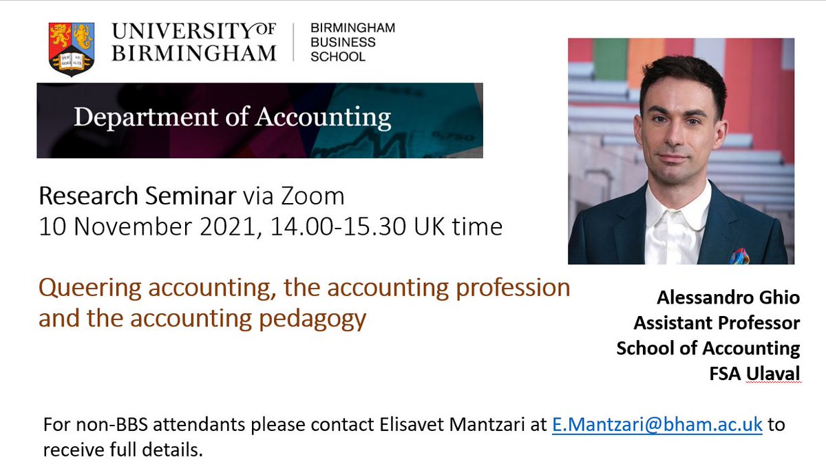 Department Of Accounting, UoB tweet media