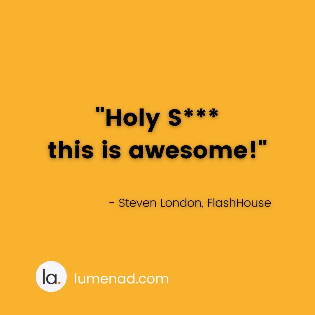 If you need a "Holy $#*t, this is awesome!" moment. 
You need to check out Lumenad.