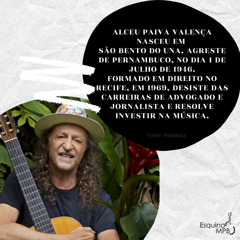 EsquinaMPB's tweet photo. "Tu vens, tu vens. Eu já escuto os teus sinais" 

#AlceuValença #MPB #Frevo #EsquinaMPB https://t.co/NIwwtnn0lq