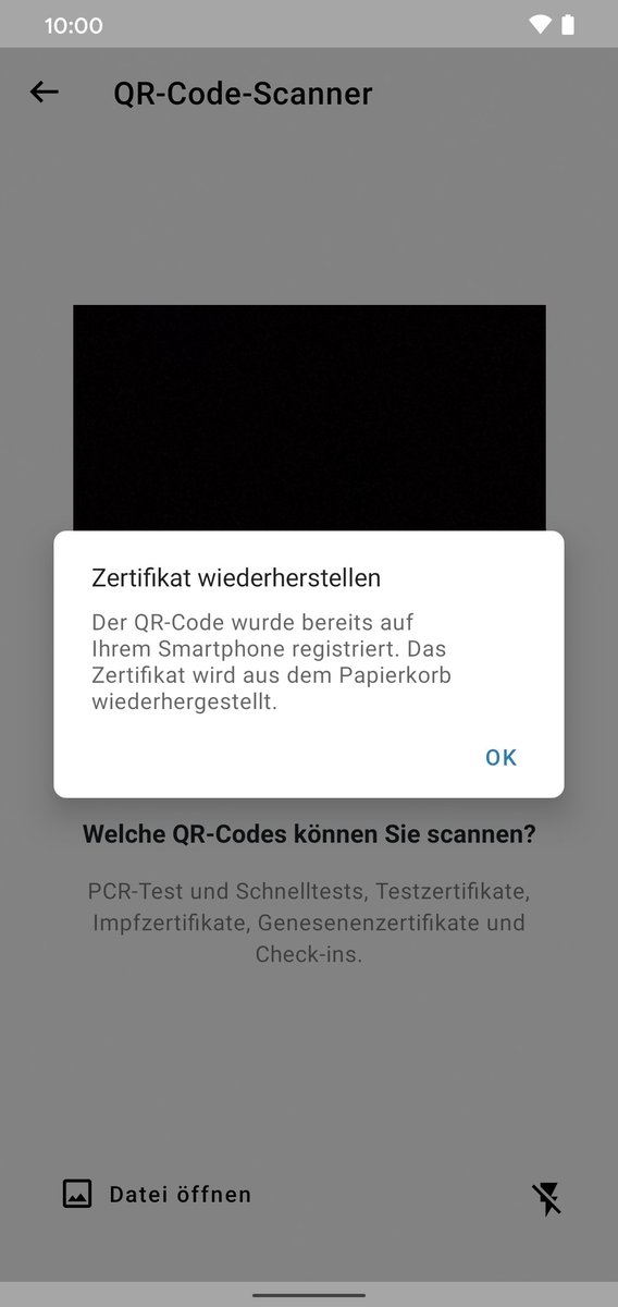 🔴Version 2.13 der #CoronaWarnApp ist raus mit diesen wichtigen Features (48-h-Rollout):

🗑️Wiederherstellung gelöschter Zertifikate

🏥7-Tage-Inzidenz der Hospitalisierung auf lokaler Ebene

📈Kombinierte Kachel für 7-Tage-Inzidenzwerte

Alle Details
➡️coronawarn.app/de/blog/2021-1…