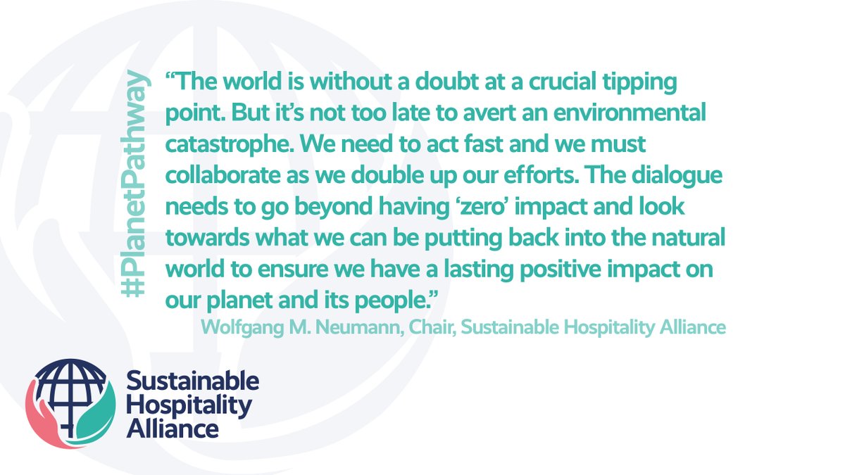 Wolfgang M. Neumann (@wolfgangneumann) on Twitter photo We need to act fast and we must collaborate as we double up our efforts to prevent an environmental crisis. <a href="/susthosalliance/">World Sustainable Hospitality Alliance</a> is committed to raising the global ambition for the hospitality sector with support of <a href="/WTTC/">WTTC</a>. Find out more #PlanetPathway sustainablehospitalityalliance.org/pathway-to-net… We need to act fast and we must collaborate as we double up our efforts to prevent an environmental crisis. <a href="/susthosalliance/">World Sustainable Hospitality Alliance</a> is committed to raising the global ambition for the hospitality sector with support of <a href="/WTTC/">WTTC</a>. Find out more #PlanetPathway sustainablehospitalityalliance.org/pathway-to-net…