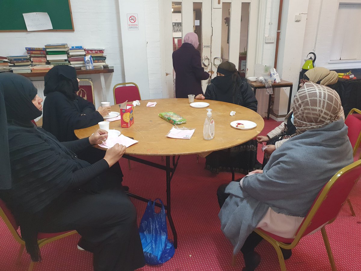 Our ladies having a chat over a cup of tea on this cold morning at our Chit, Chat, Chai. This programme has helped them feel relaxed &amp; in the mood for talking &amp; listening!

Come and join us Wednesdays - 9.30 to 10.30 (women only) #mentalhealth#coffeemorning#peersupport#community