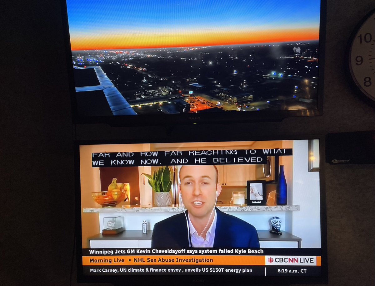 SLangeneggerCBC's tweet photo. Pleased to see the fruit depletion in @MattCullenLive bowl in his live hits this week. #notaprop https://t.co/VSz9bAqNta