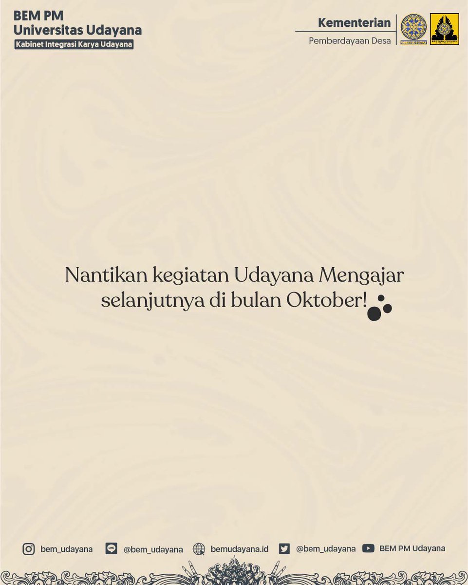 dapat bermanfaat bagi adik-adik di Desa Langgahan dalam menggapai masa depan. 

Ingin tahu lebih lengkapnya?
Swipe left! Untuk mengetahui kegiatan dan penekenan hasil di bulan ini.

#UDM2021
#GerakanUdayanaMengajar2021
#OpenDonation