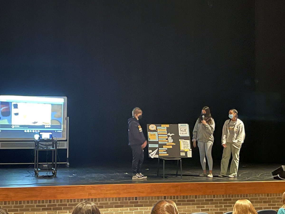 CJHS_PBL's tweet photo. PBL 9 Progressive Era-Modern Day Projects. Knocking it out of the auditorium today. Thank you for the motivation and inspiration Mr. Greve, Mrs. Castiglione, and Mrs. Berti!
@LearnAtCCS https://t.co/fbi0GpdkPf