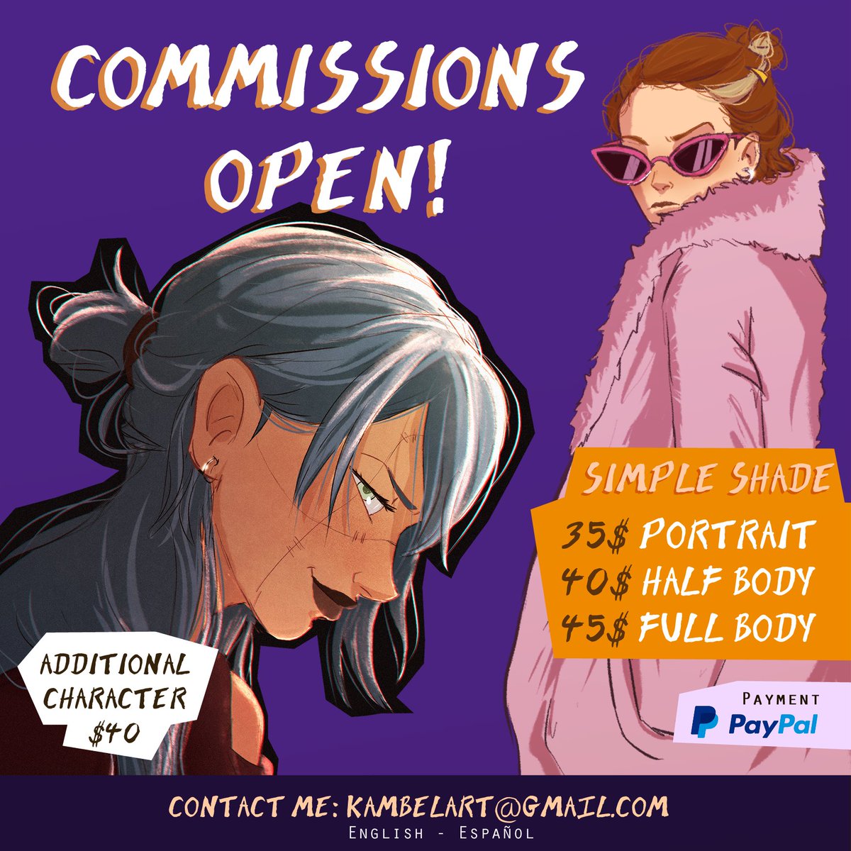 kambelart's tweet photo. ✨ COMMISSIONS OPEN ✨
(pls help me with a RT😭)

Feel free to ask me whatever you want 😙

Ashdgdjsahflqbqdlqd i need money for a new computer to work!! 🙏🏼 I'm using all my commissions for this goal 🖥️💕

#commissionsopen #hireartist #commissions #helpme https://t.co/qZUj6sSfaA