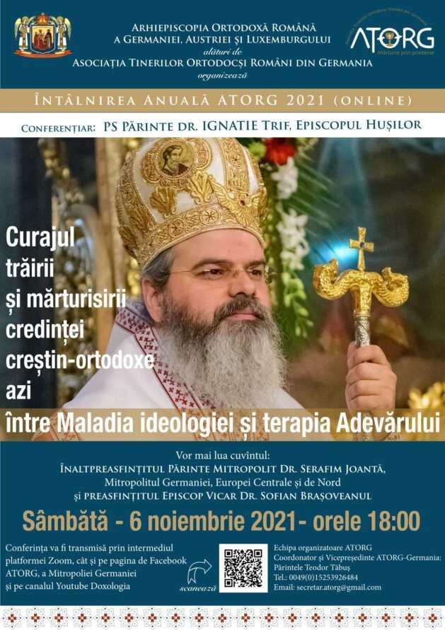 AgentiaBasilica's tweet photo. La invitația tinerilor din Germania, PS Ignatie (@IgnatieEp) va vorbi sâmbătă despre curajul trăirii și al mărturisirii credinței azi

https://t.co/G4nG4lH5cl

#BineleDeȘtiut #ATORG https://t.co/lPlsQy4BhA