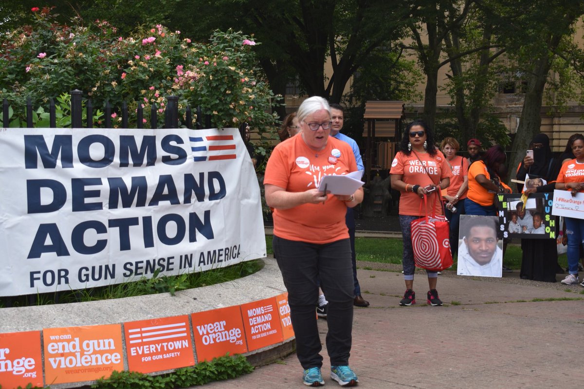 I joined <a href="/MomsDemand/">Moms Demand Action</a> because I want a safe future for all kids &amp; background checks save lives. We’ve made progress, but today’s SCOTUS case puts that at risk.
The NRA’s extreme agenda threatens our constitutional rights &amp; safety — Supreme Court must reject it. #GunLawsSaveLives
