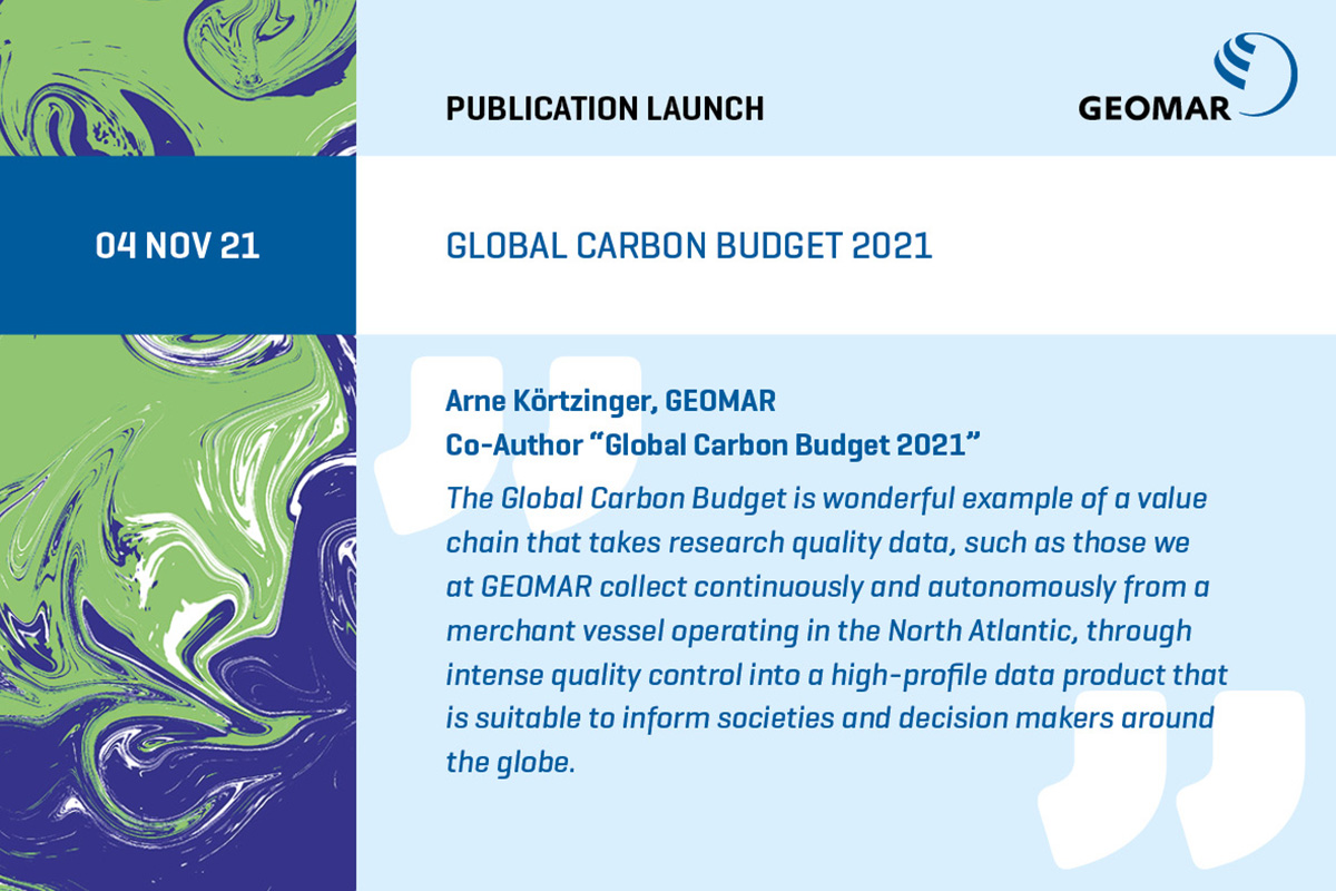 The Global Carbon Budget 2021 shows that emissions from fossil fuels are rising again. The comprehensive publication turns high-quality research data into a product that is suitable for decision-making. Find out more:  globalcarbonproject.org/carbonbudget/ <a href="/a_koertzinger/">Arne Körtzinger</a> <a href="/gcarbonproject/">GlobalCarbonProject</a> #COP26