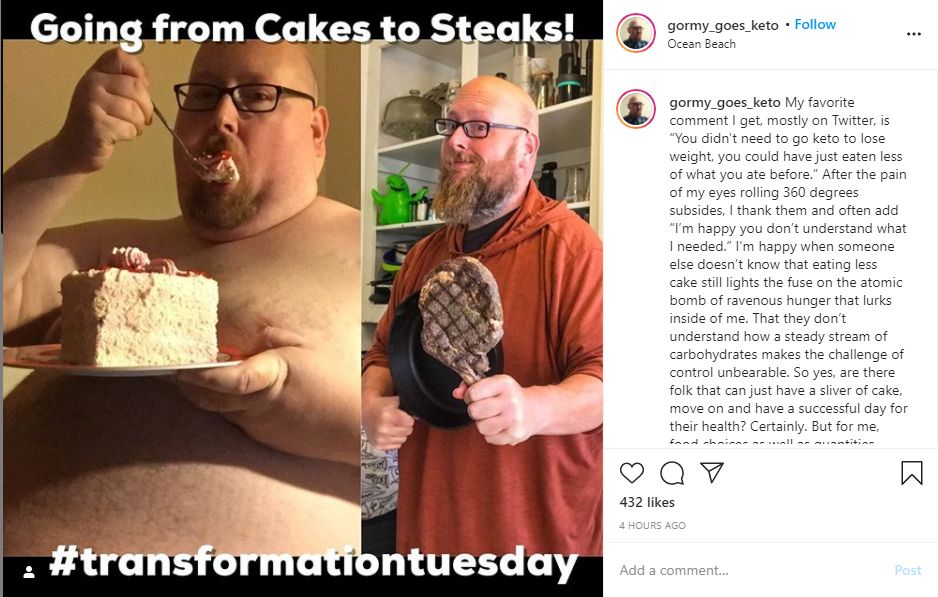 How Gormy lost as astounding 300 pounds in two years on a #keto diet: bit.ly/3iMQTPD <a href="/gormygoesketo/">gormygoesketo</a> #ketodiet #weightloss