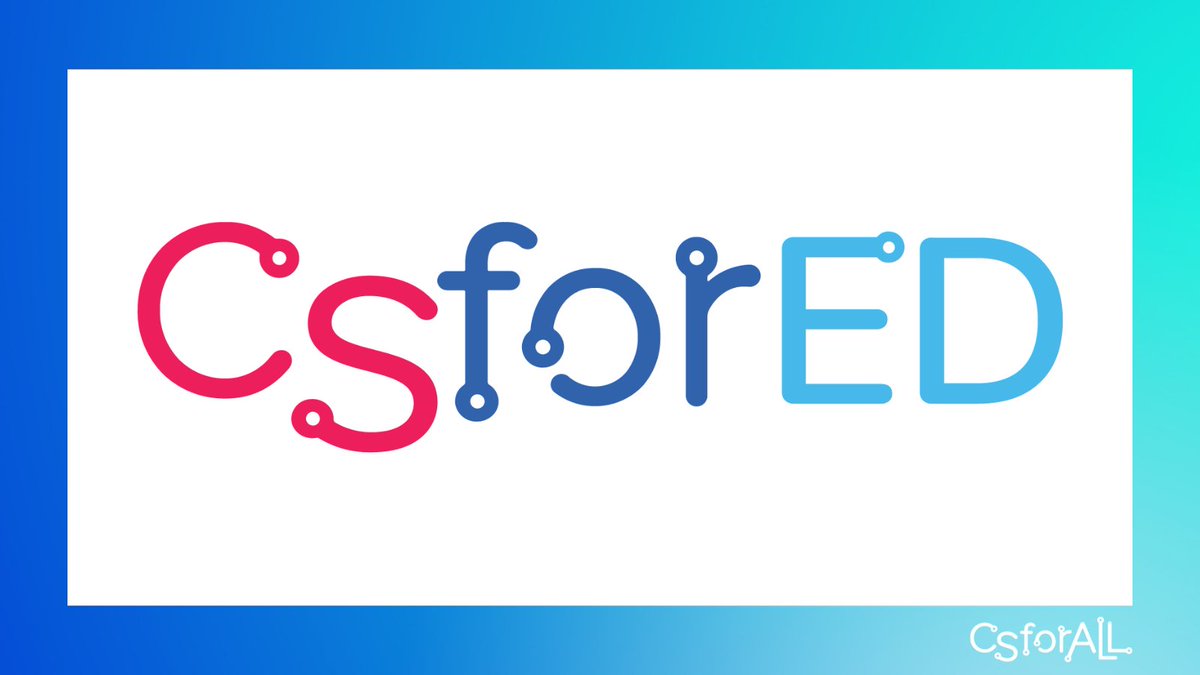 CSforALL's tweet image. Because it is critical to ensure new teachers are prepared for our computational classrooms, #CSforALL announces $20M of private investments to schools of education to endow sustainable CS teacher preparation. Read more: buff.ly/3GK8On8 #CSforED