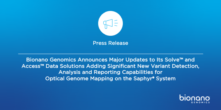 bionano's tweet image. We are excited to announce the release of Bionano Access™ 1.7 and Bionano Solve™ 3.7 software which are filled with significant improvements! 
Click here to learn more: bit.ly/3wavjga