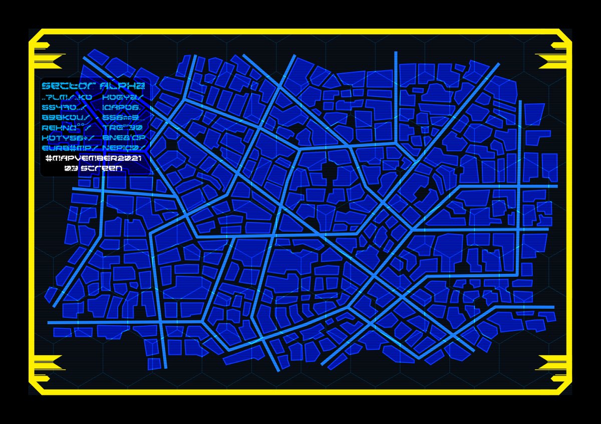 #mapvember2021 - Day 3 - Screen #mapvember #map