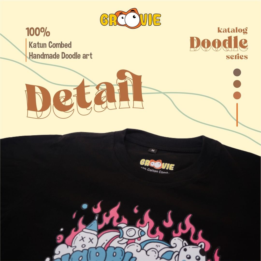groovieidn's tweet photo. Hello bun😊 kepo ga sih sama detail katalog doodle series yg satu ini? Kombinasi karakter doodle yg ceria di kain katun premium combad 24's bikin si adik nyaman saat memakainya. Yuk buruan order! Klik link shop di bio ya😍
#groovie #Tokopedia #Shopee #localbrand https://t.co/chcnJ6UxR4