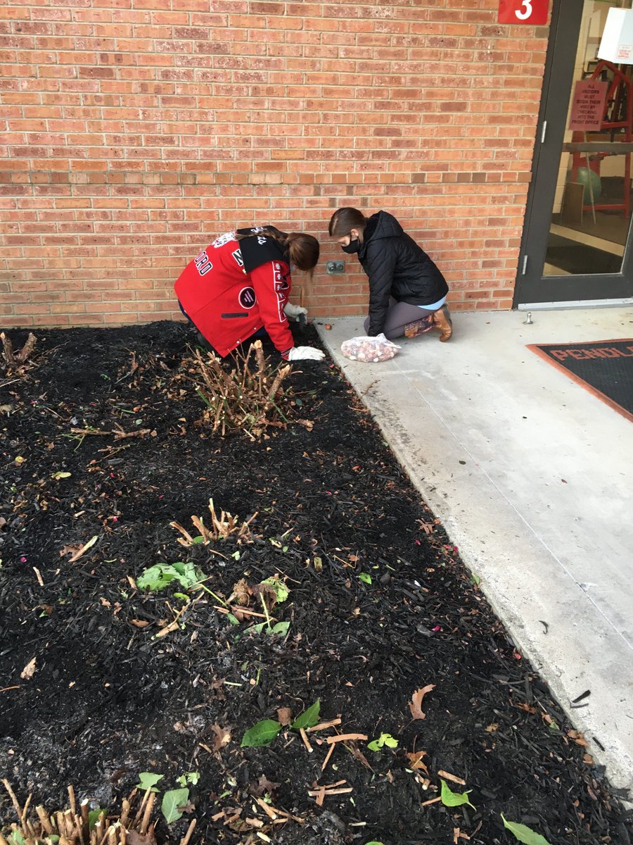 Senior Council PLANTS THE PROMISE to BE DRUG FREE 🌷🌷🌷🌷