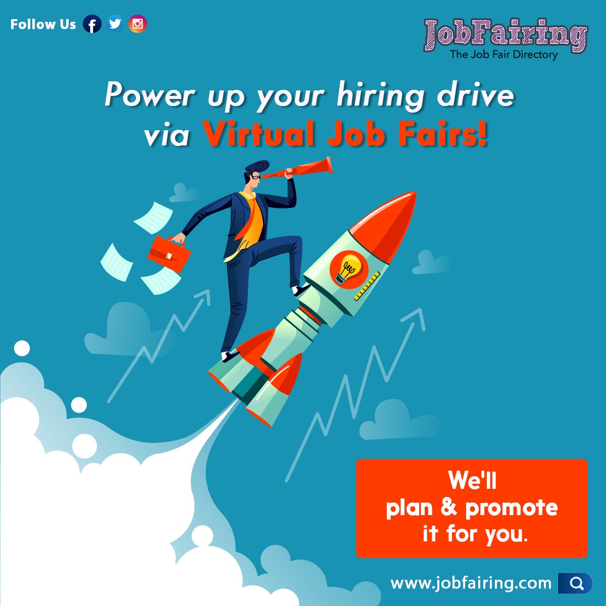 JobFairing's tweet photo. Finding and hiring the right talents becomes a lot easier with virtual career fairs! JobFairing has the expertise in planning and promoting virtual career fairs. Get in touch with us today!

#jobsearch #virtualevents #virtualfair #career #careeropportunities #colleges #jobs https://t.co/3vK1GlDYNp