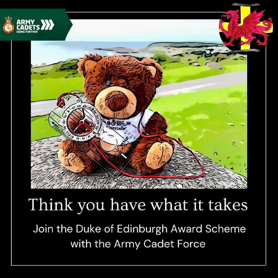 DofEDandGACF's tweet photo. Why Not Sign Up to The Duke of Edinburgh's Award in @DandGACF?

APC &amp; DofE - In Action Together!!

Please speak to Detachment DofE Leaders for More Info! 

 #EveryCadet https://t.co/SQ55878kOQ
