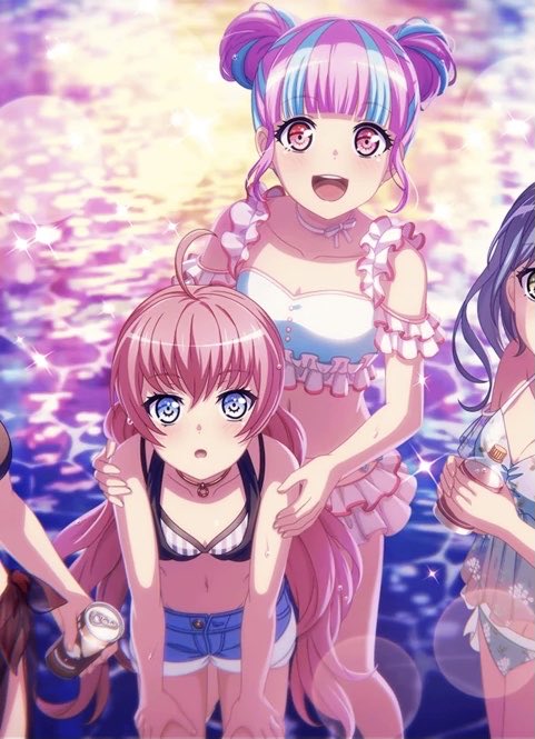 pinkblueotd's tweet photo. 💖💙✨ Today’s first Pink/Blue pair of the day is Reona Nyubara and Chiyu Tamade, or PAREO and CHU2, from BanG Dream! Girls Band Party! https://t.co/COLfUIaT4M