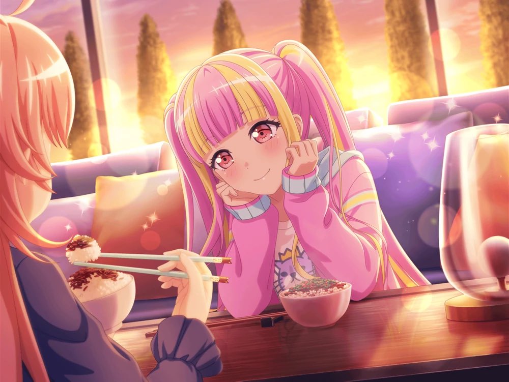 pinkblueotd's tweet photo. 💖💙✨ Today’s first Pink/Blue pair of the day is Reona Nyubara and Chiyu Tamade, or PAREO and CHU2, from BanG Dream! Girls Band Party! https://t.co/COLfUIaT4M