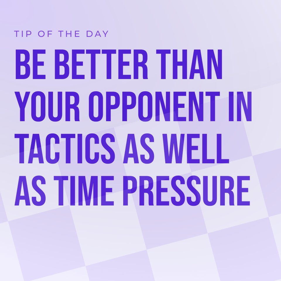 Aimchessdotcom's tweet photo. Isn't it annoying to lose despite being up on material?
We got you covered!
Check out our website for time trainer. Improve your time management skills and win more matches!
https://t.co/WYGwyoWYiL
#chess
#timetrainer
#aimchess https://t.co/gGUVLvhBi8