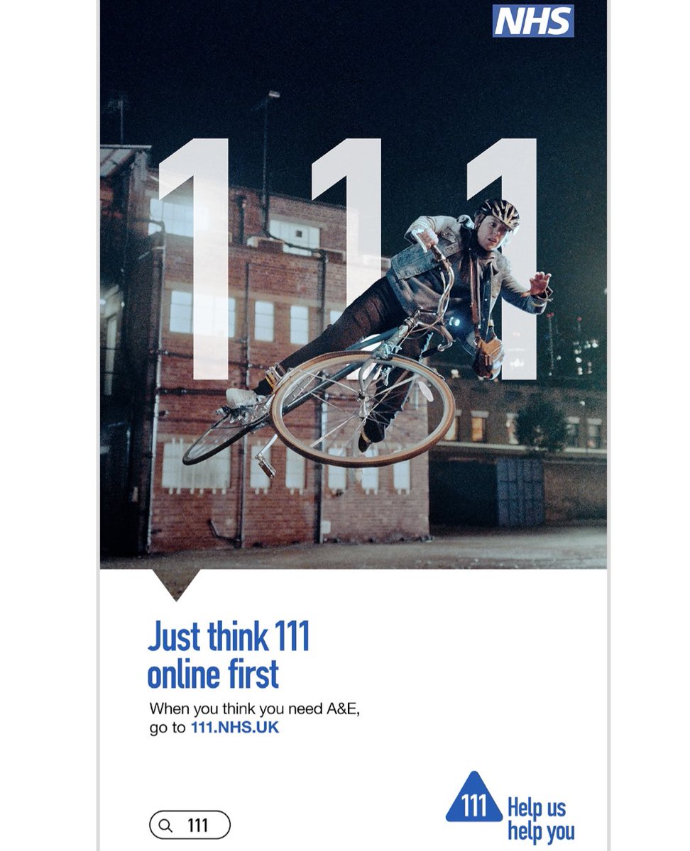 111 online can help you if you have a medical problem and you don't know what to do. Visit 111.nhs.uk #HelpUsHelpYou