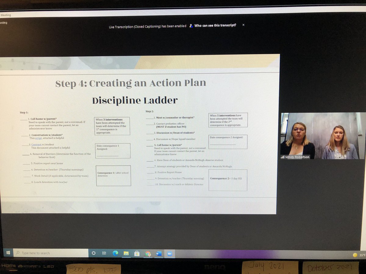Great session today by <a href="/DeerParkSchools/">Deer Park Schools</a> and <a href="/DeerParkHS/">DPHS Principals</a> at the Ohio School Improvement Institute! #restorativepractices #disciplineladder #replacementbehavior