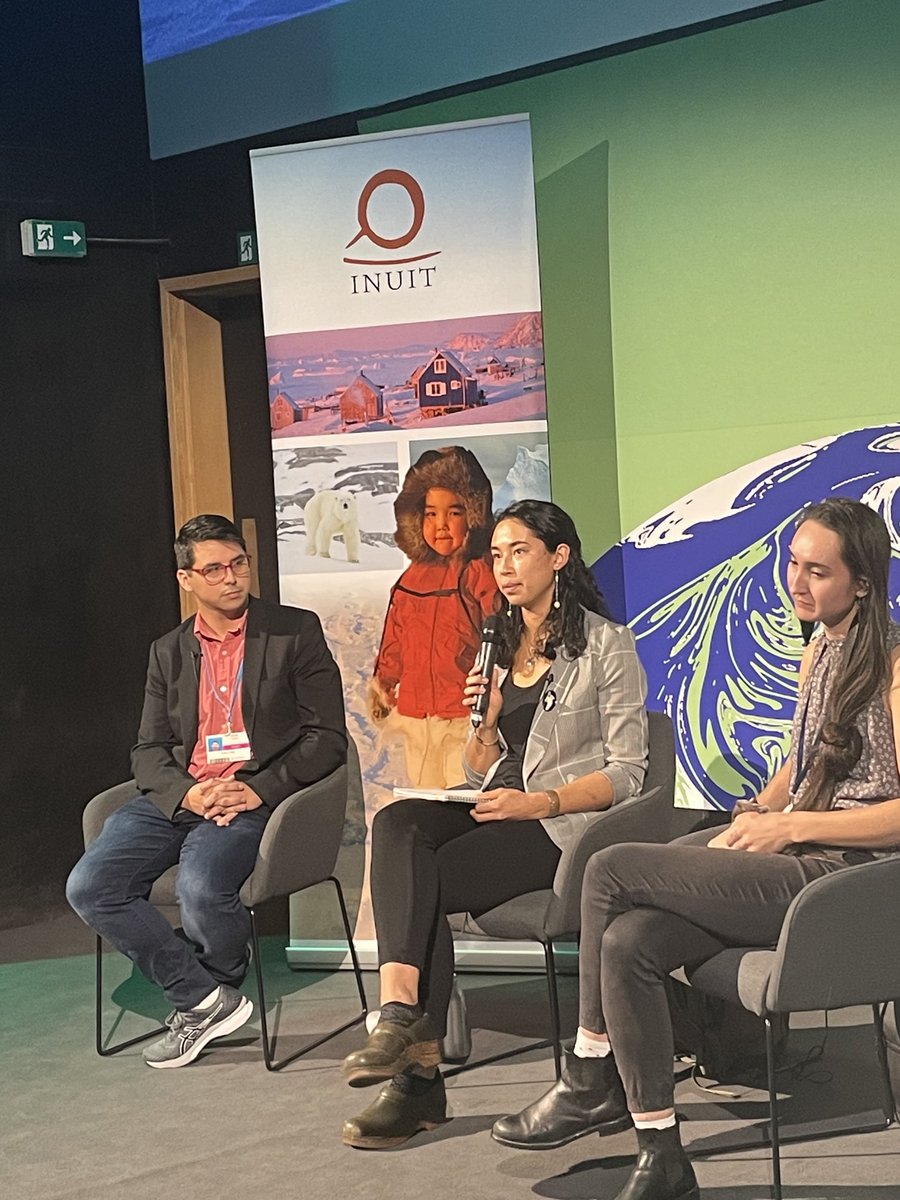 We are here to put a face to the reality of climate change. Climate change is not just an image of a starving polar bear, but the effects it has on indigenous communities #slowfoodclimateaction
