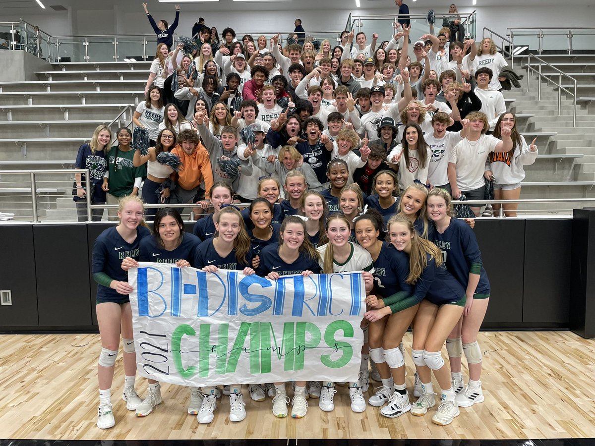 BI. DISTRICT. CHAMPIONS. On to Area we goooo!!! Thank you for showing up tonight. Crowd was electric! Stay tuned to see if we play Thursday or Friday! 👏🏼 #RHSRoar